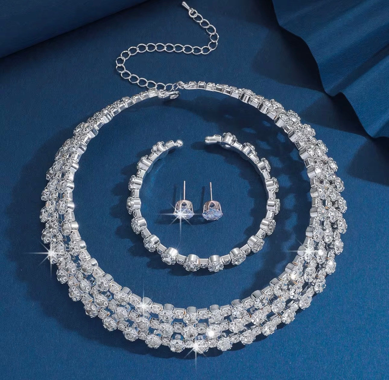 Silver Plated Jewellery Set