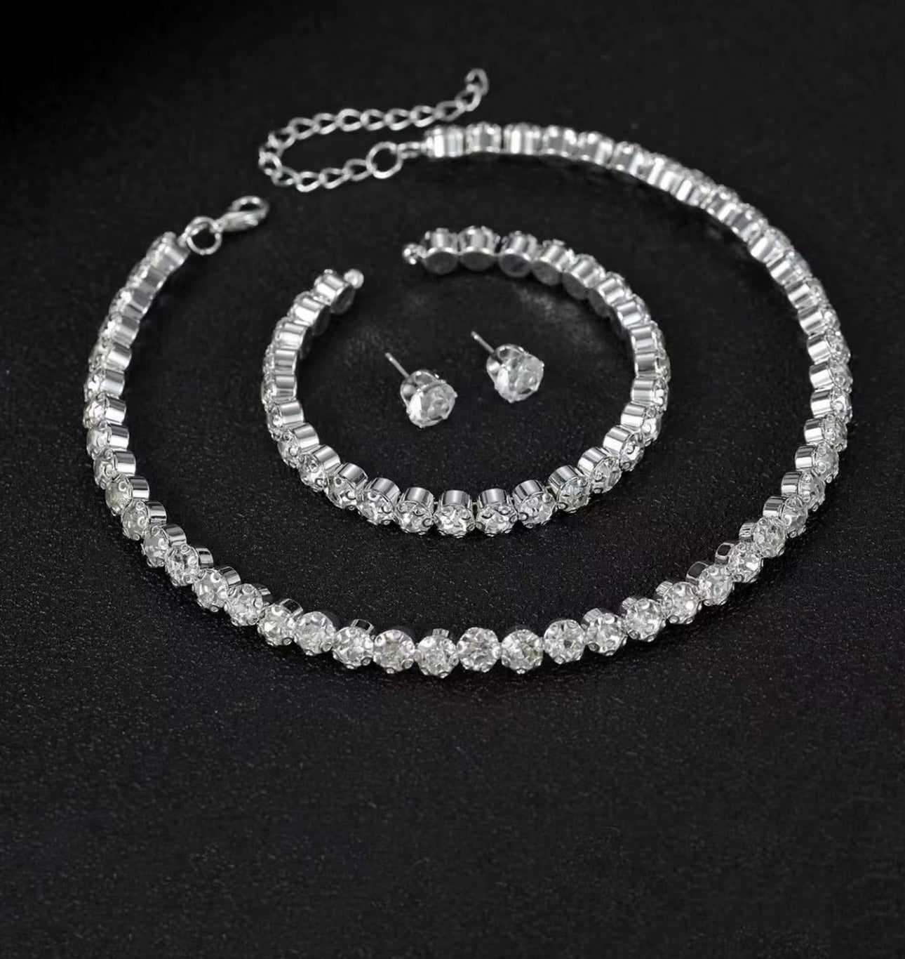 Silver Plated Jewellery Set