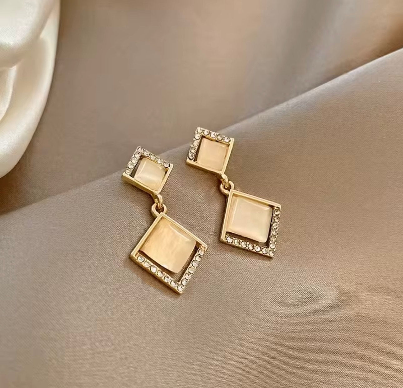 Korean Style Gold Plated Earrings