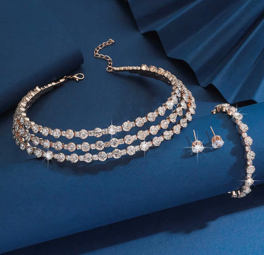 Silver Plated Jewellery Set