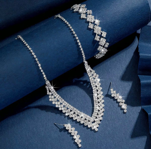 Silver Plated Jewellery Set