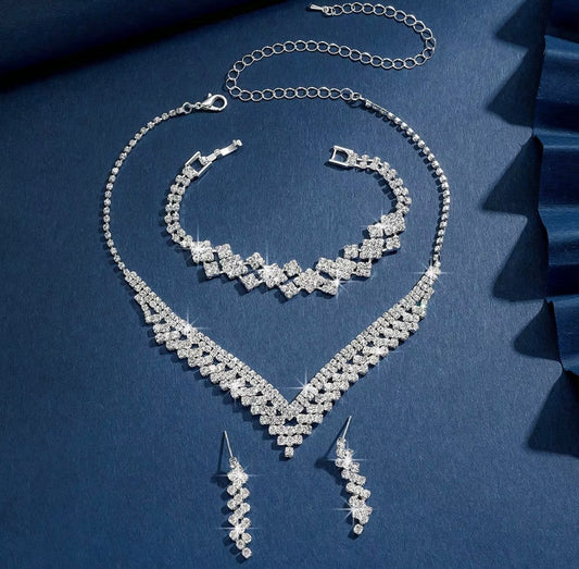 Silver Plated Jewellery Set