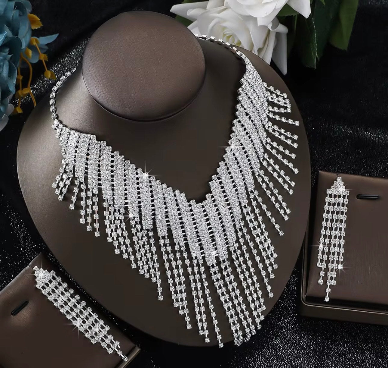 Silver Plated Jewellery Set