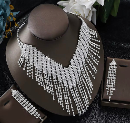 Silver Plated Jewellery Set