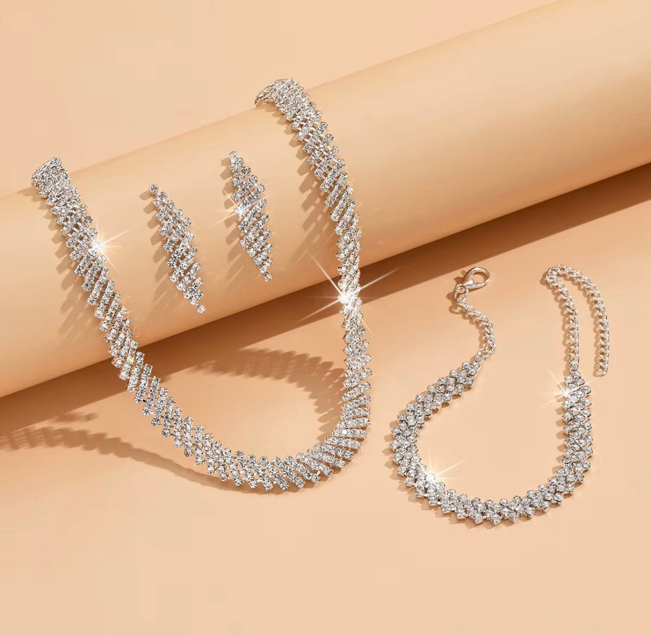 Silver Plated Jewellery Set