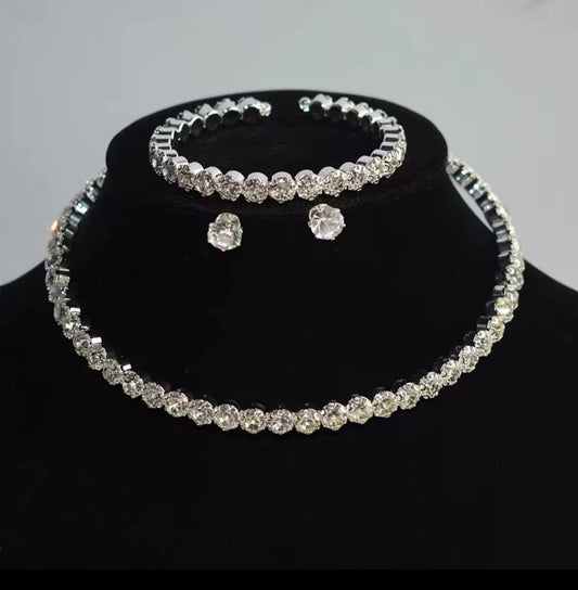 Silver Plated Jewellery Set