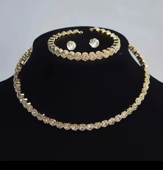 Gold Plated Jewellery Set